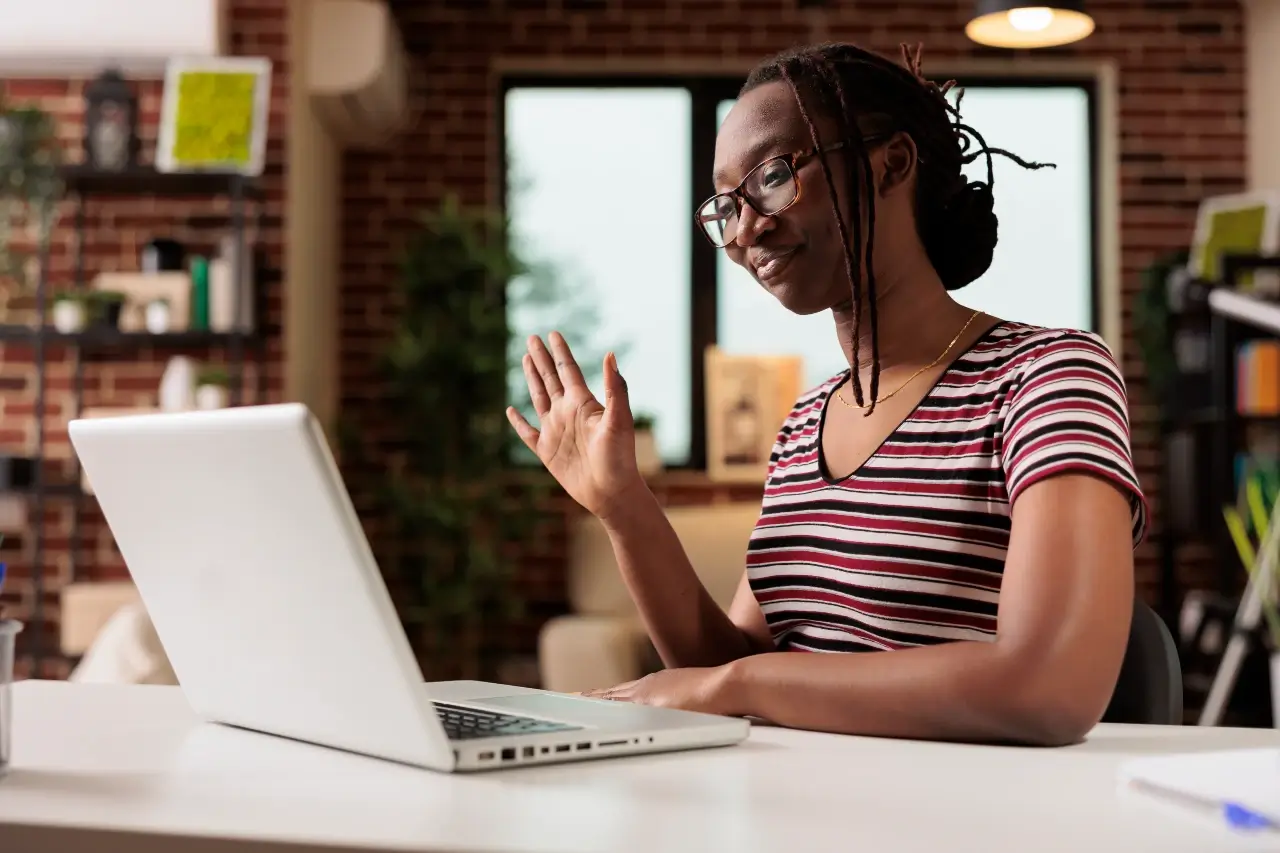 smiling-young-freelancer-greeting-client questions to ask your doula