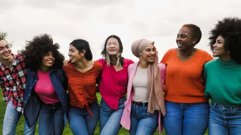 happy-young-multi-ethnic-women-having-fun- doula Australia